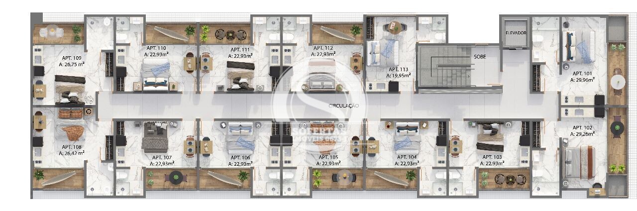 Flat/Apart Hotel à venda com 1 quarto, 19m² - Foto 15