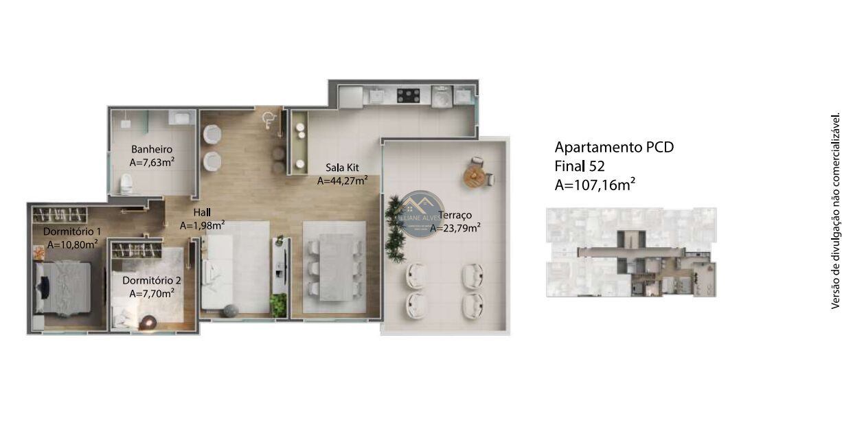 Apartamento à venda com 2 quartos, 53m² - Foto 29