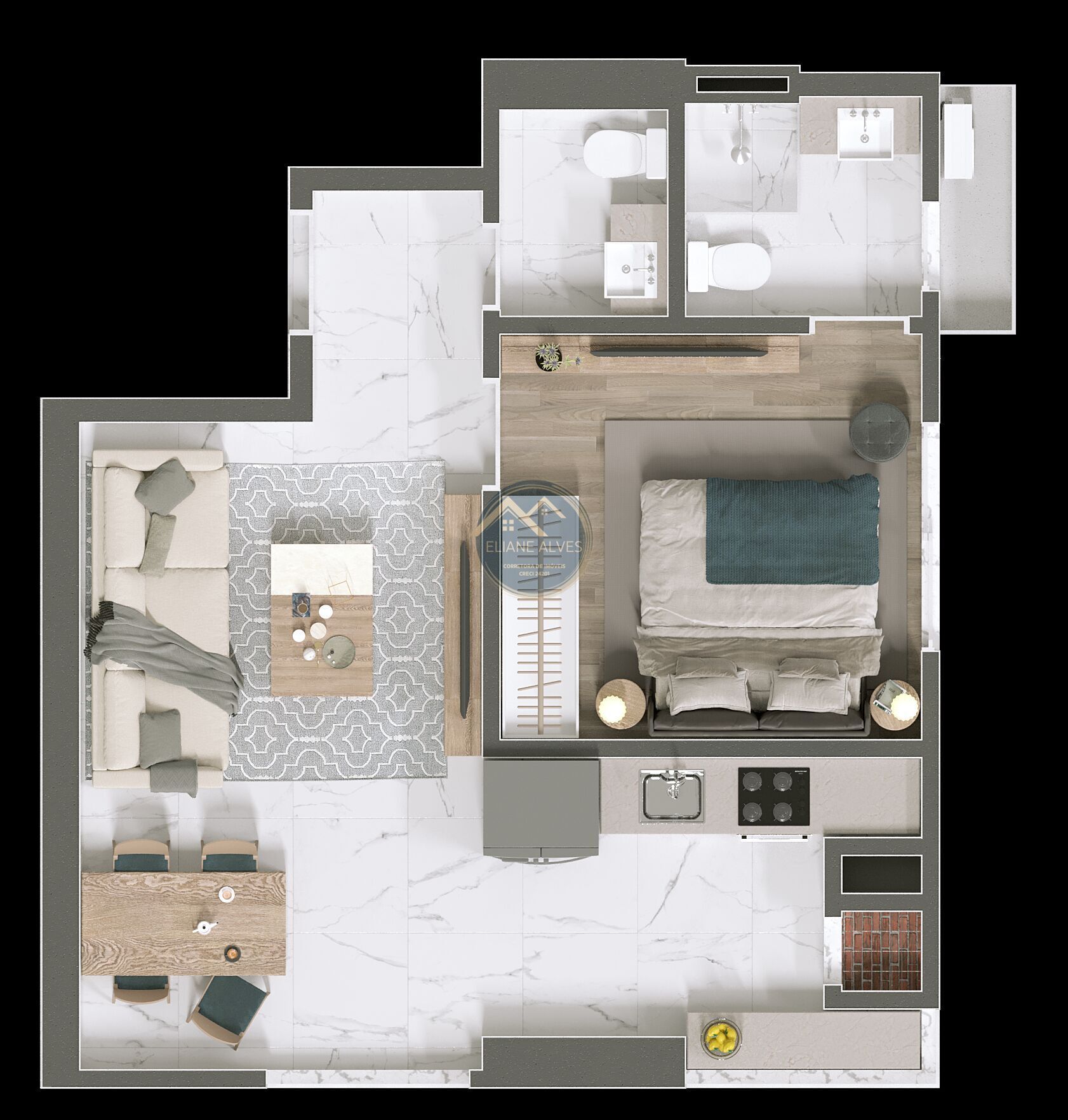 Apartamento à venda com 2 quartos, 70m² - Foto 34