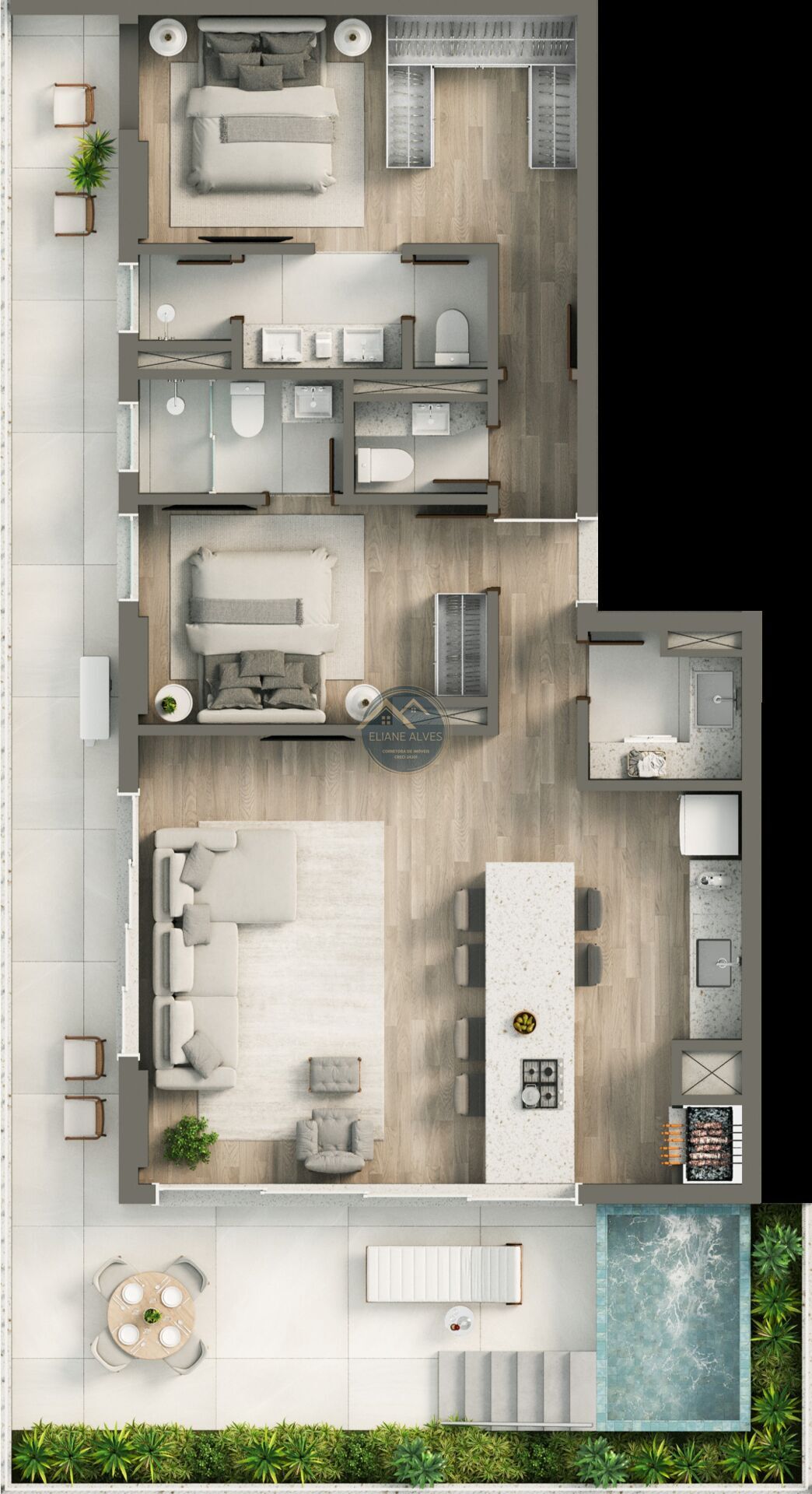 Apartamento à venda com 2 quartos, 119m² - Foto 40