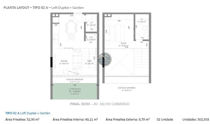 Apartamento à venda com 1 quarto, 48m² - Foto 17