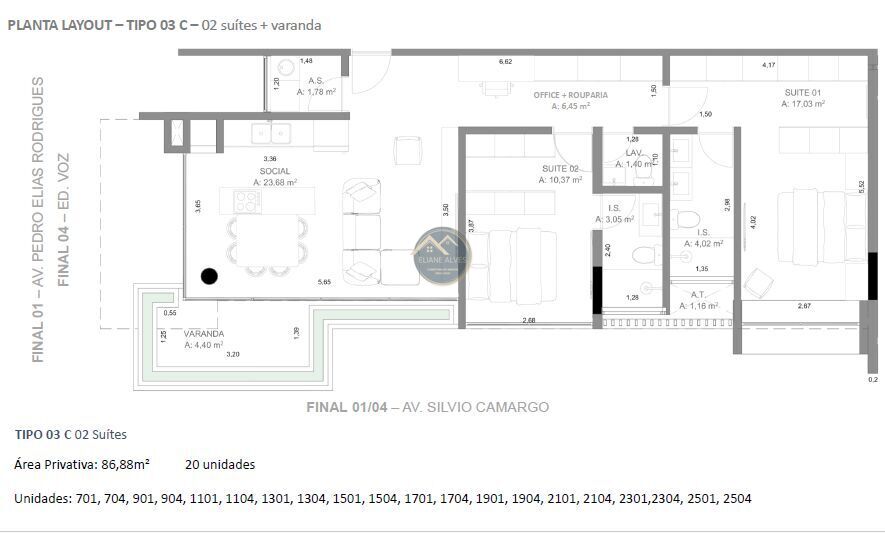 Apartamento à venda com 1 quarto, 48m² - Foto 24