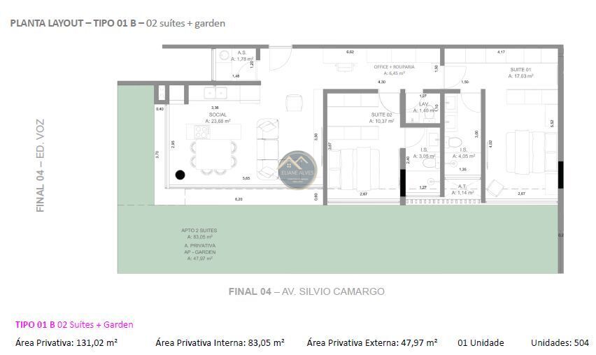 Apartamento à venda com 1 quarto, 48m² - Foto 18