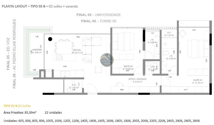 Apartamento à venda com 1 quarto, 48m² - Foto 23