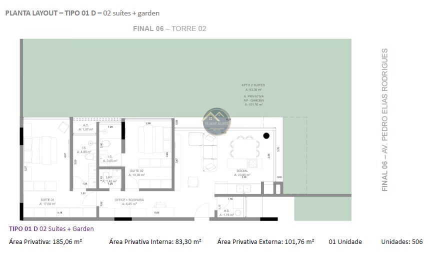 Apartamento à venda com 1 quarto, 48m² - Foto 20