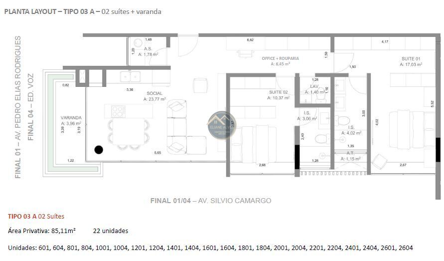 Apartamento à venda com 1 quarto, 48m² - Foto 21