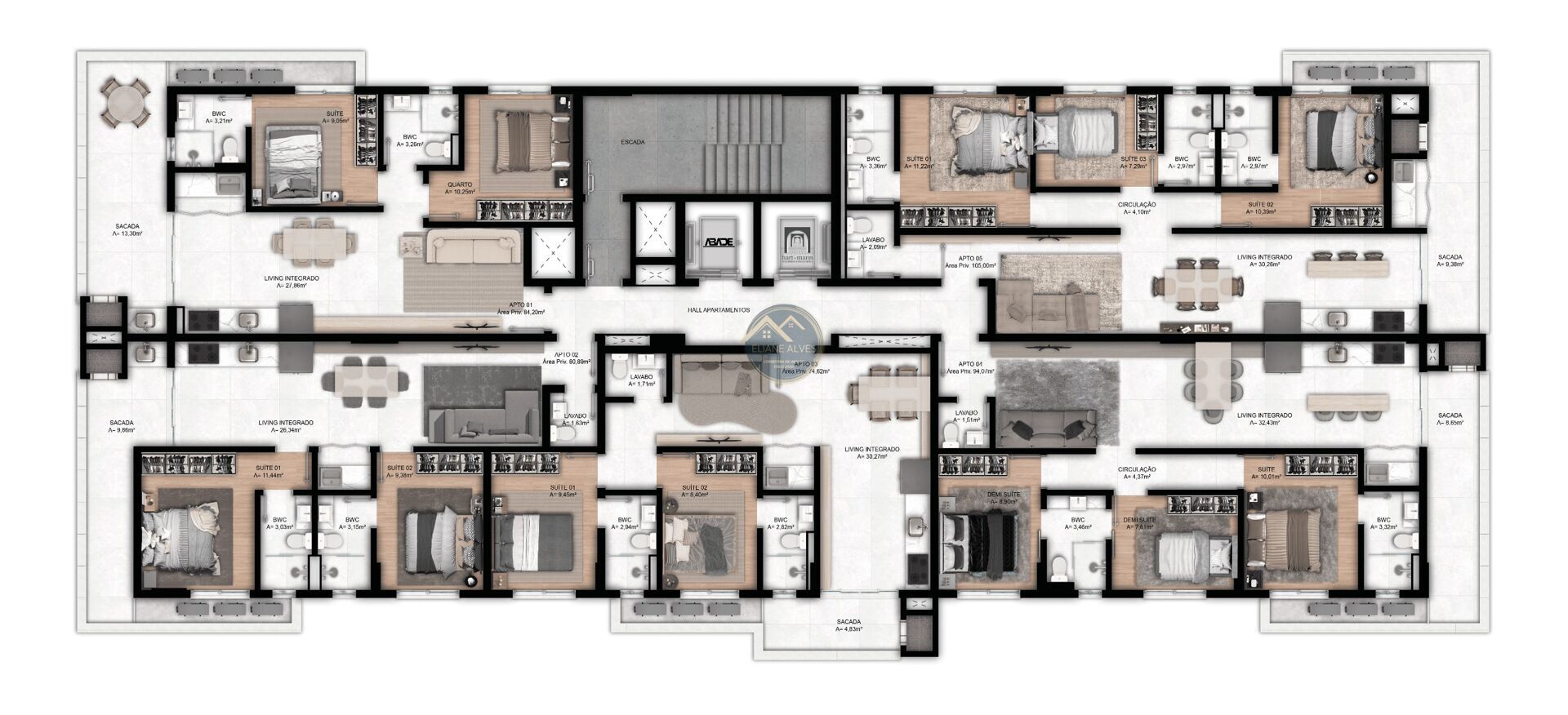 Apartamento, 2 quartos, 74 m² - Foto 21