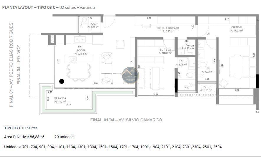 Apartamento à venda com 2 quartos, 85m² - Foto 26