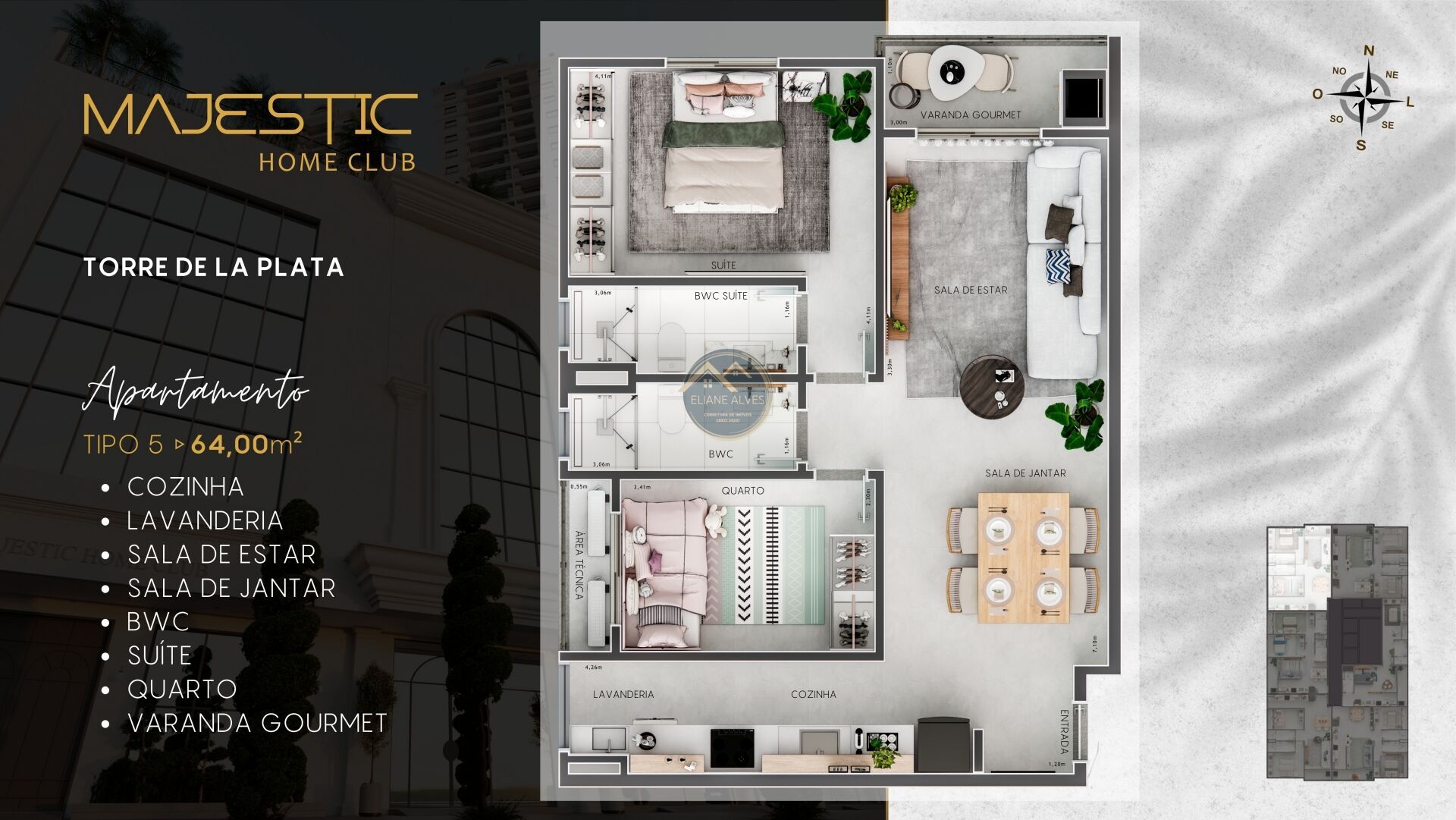 Apartamento, 2 quartos, 64 m² - Foto 18