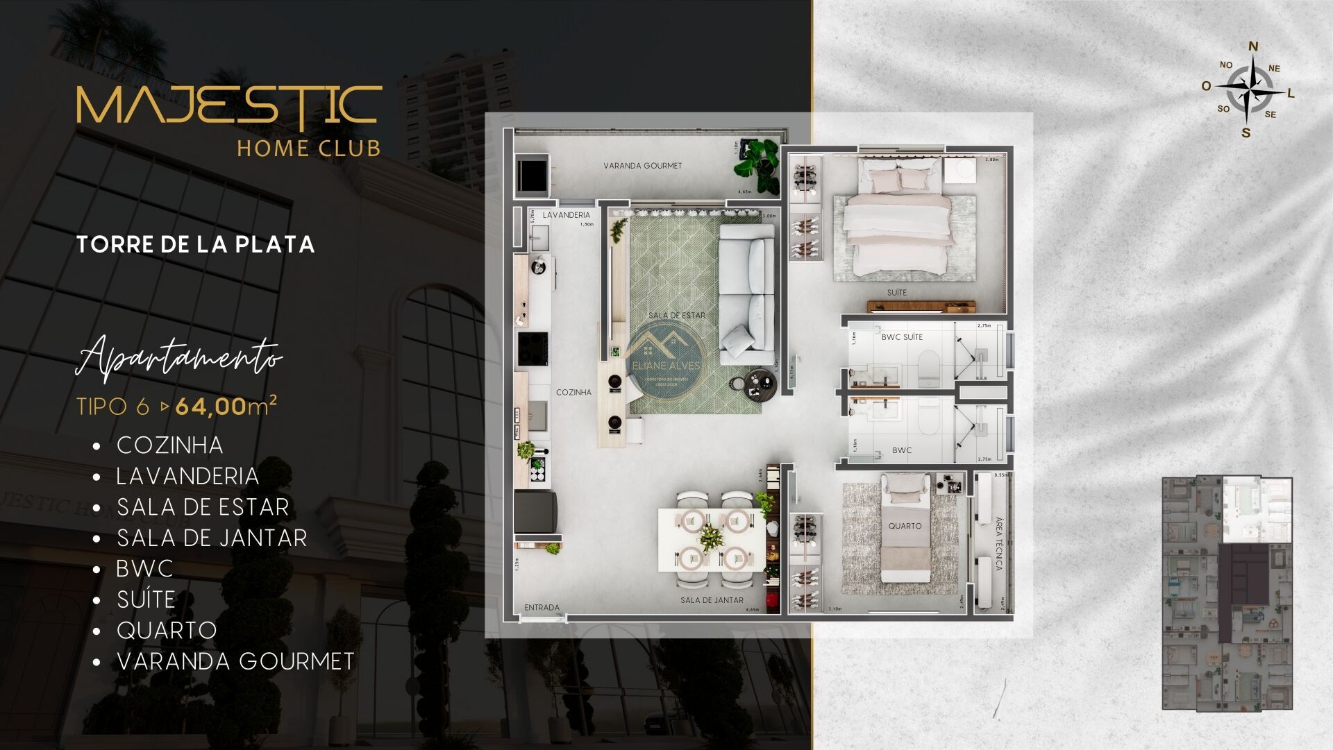 Apartamento, 2 quartos, 64 m² - Foto 19