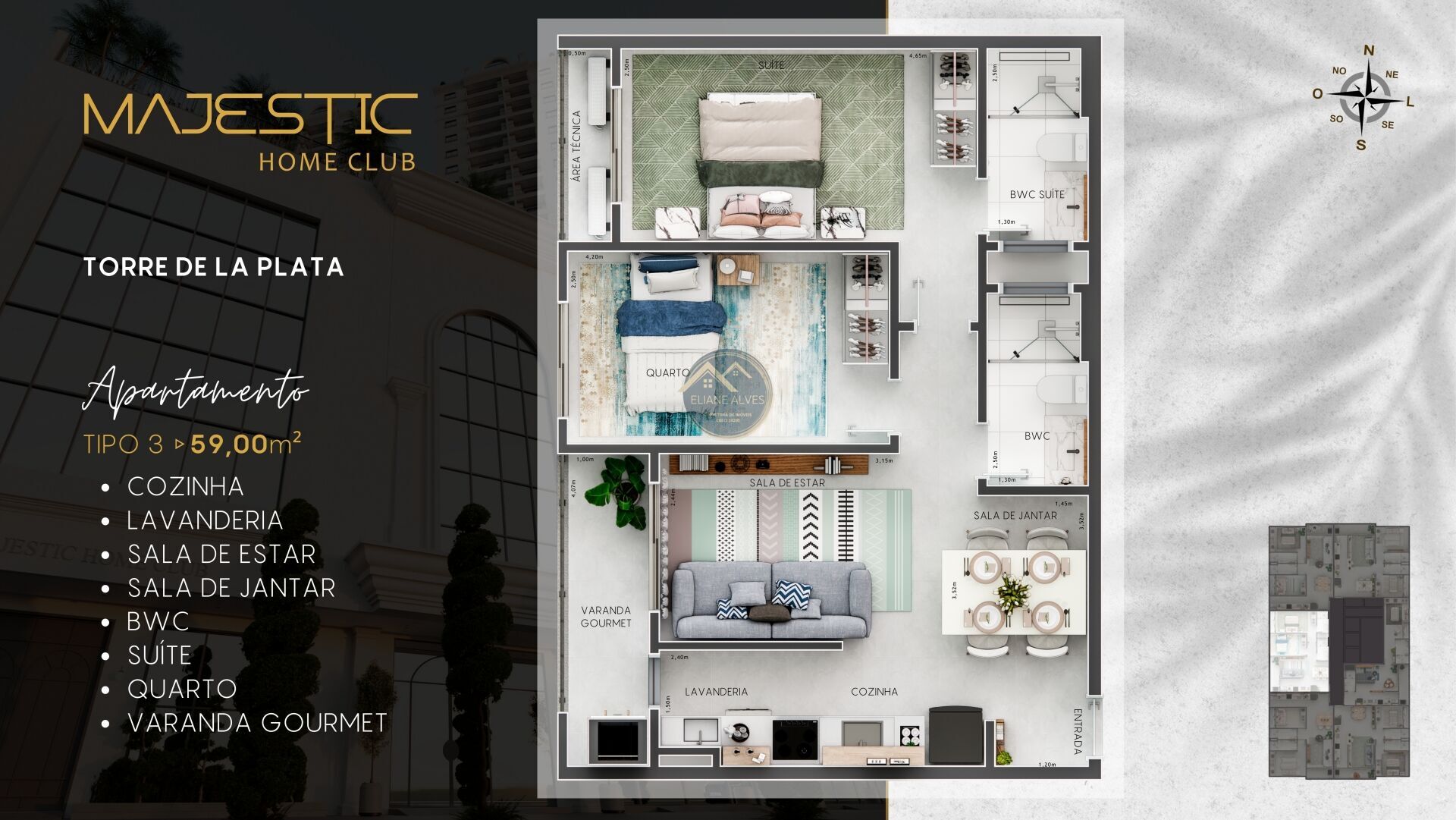 Apartamento, 2 quartos, 64 m² - Foto 17