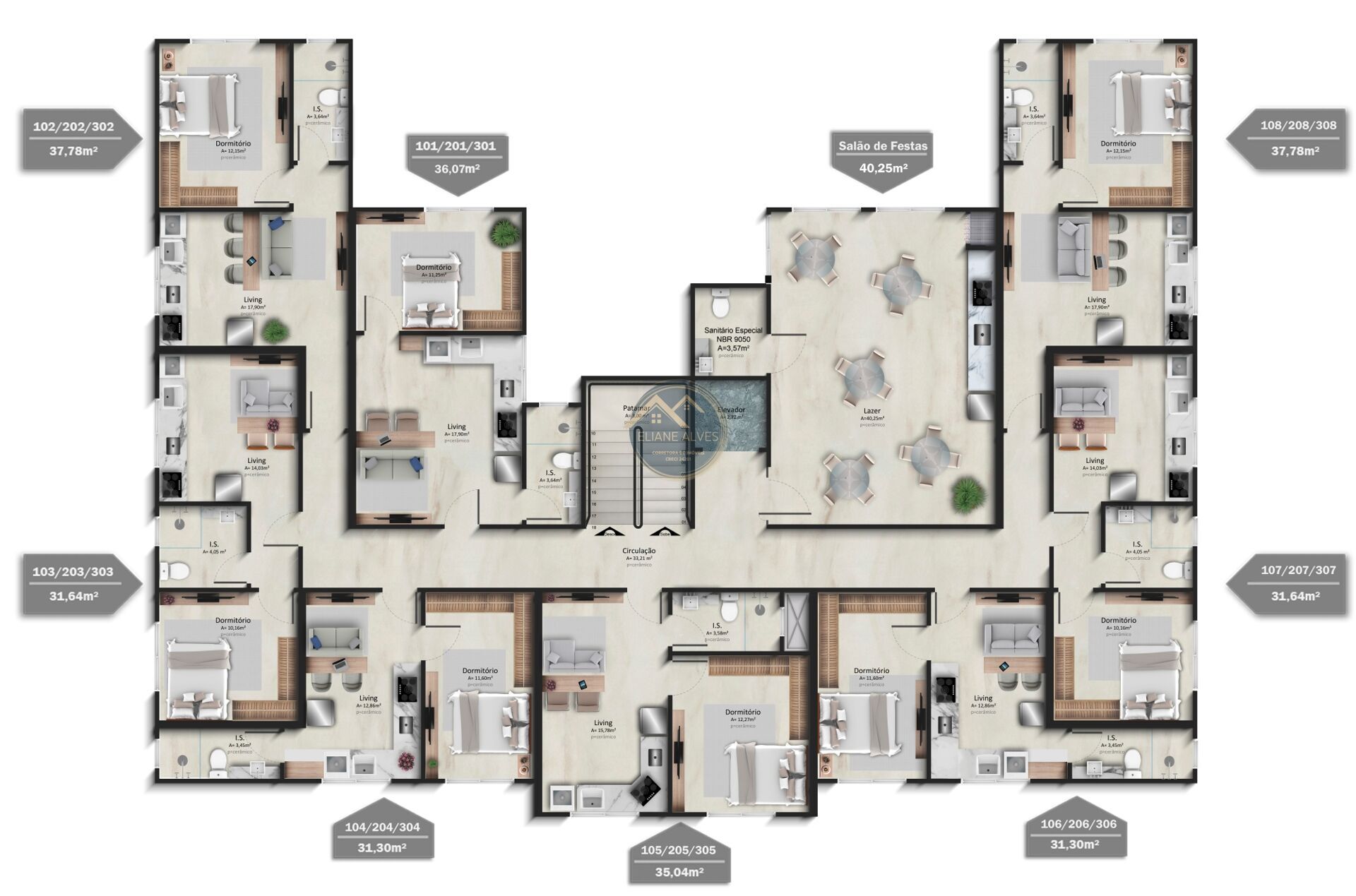 Apartamento, 1 quarto, 31 m² - Foto 23