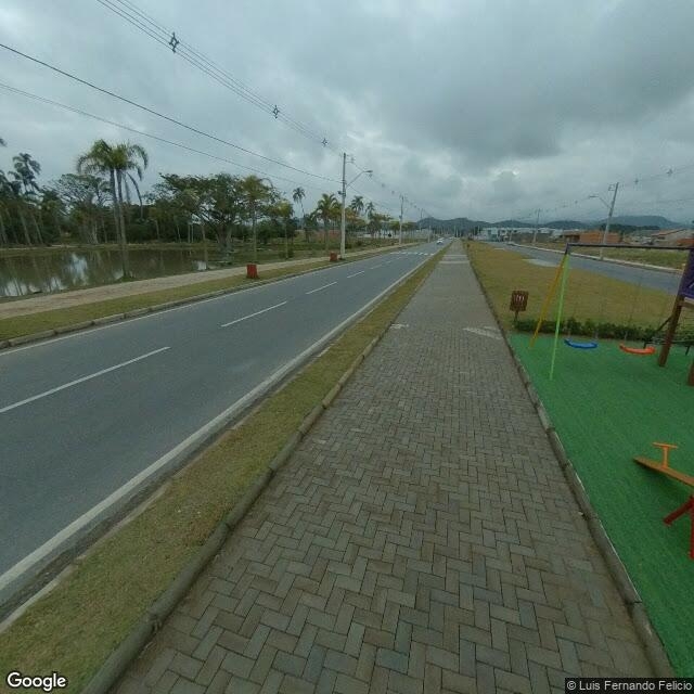 Imagem estática do "Street View" da localização