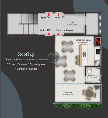 Apartamento, 2 quartos, 44 m² - Foto 8