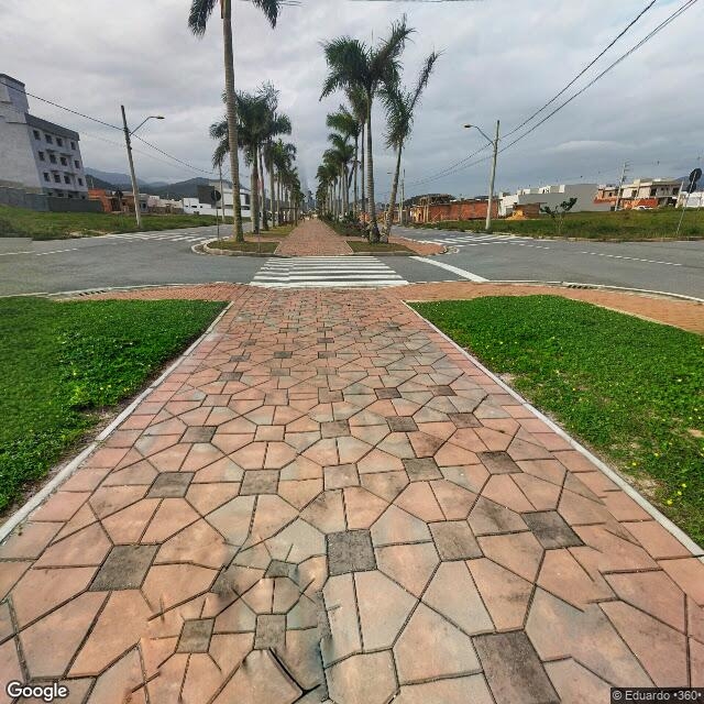 Imagem estática do "Street View" da localização