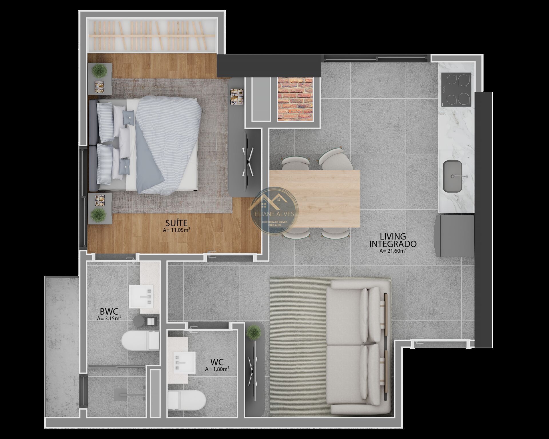 Apartamento à venda com 2 quartos, 79m² - Foto 45