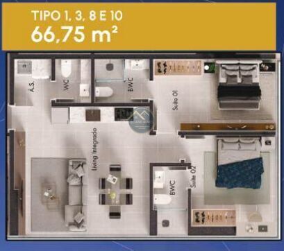 Flat/Apart Hotel à venda com 1 quarto, 29m² - Foto 36