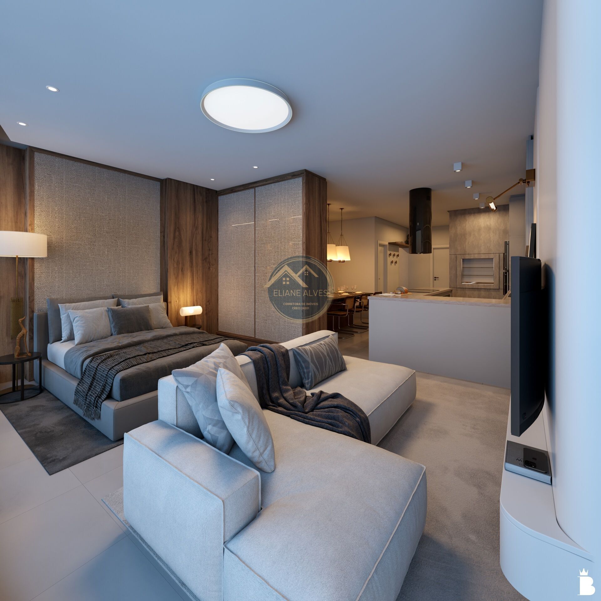 Flat/Apart Hotel à venda com 1 quarto, 29m² - Foto 1