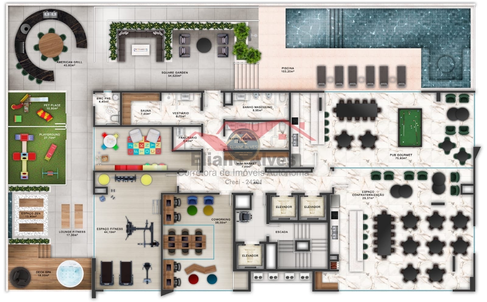 Apartamento à venda com 3 quartos, 114m² - Foto 45