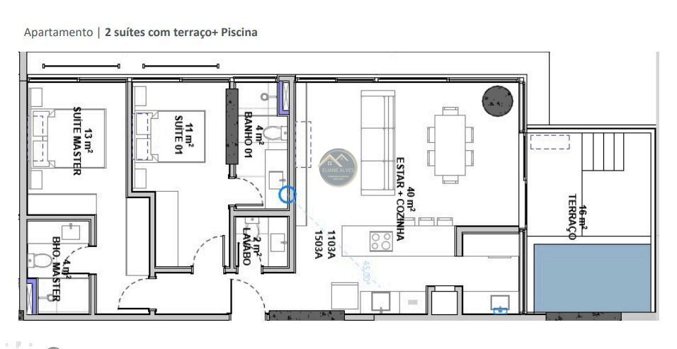 Apartamento à venda com 2 quartos, 87m² - Foto 15