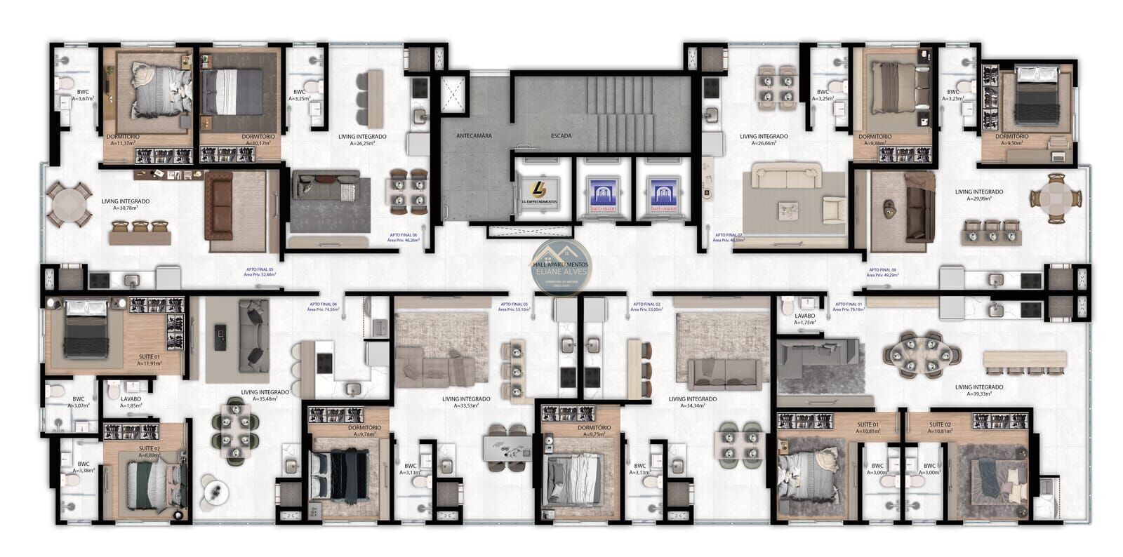 Flat/Apart Hotel à venda com 2 quartos, 74m² - Foto 38