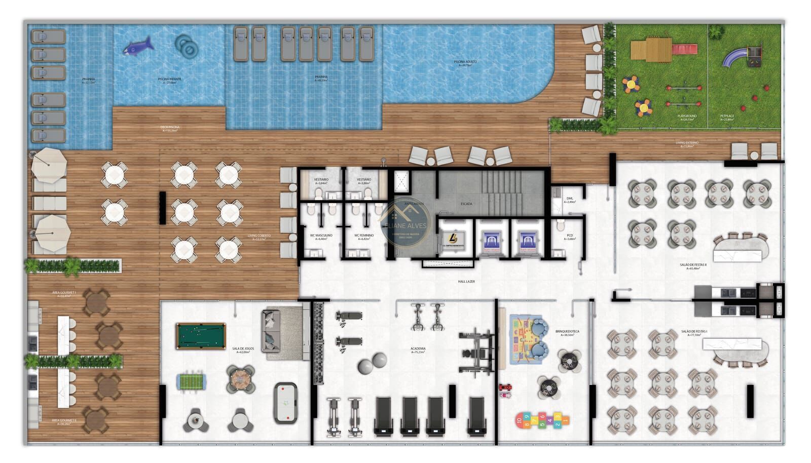Flat/Apart Hotel à venda com 2 quartos, 74m² - Foto 40