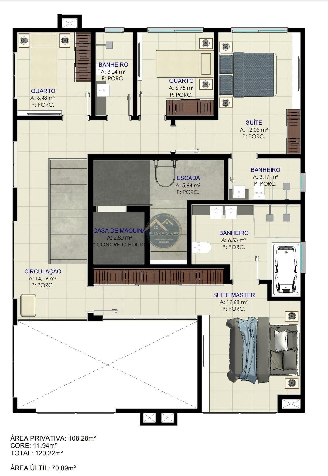 Apartamento à venda com 2 quartos, 81m² - Foto 10