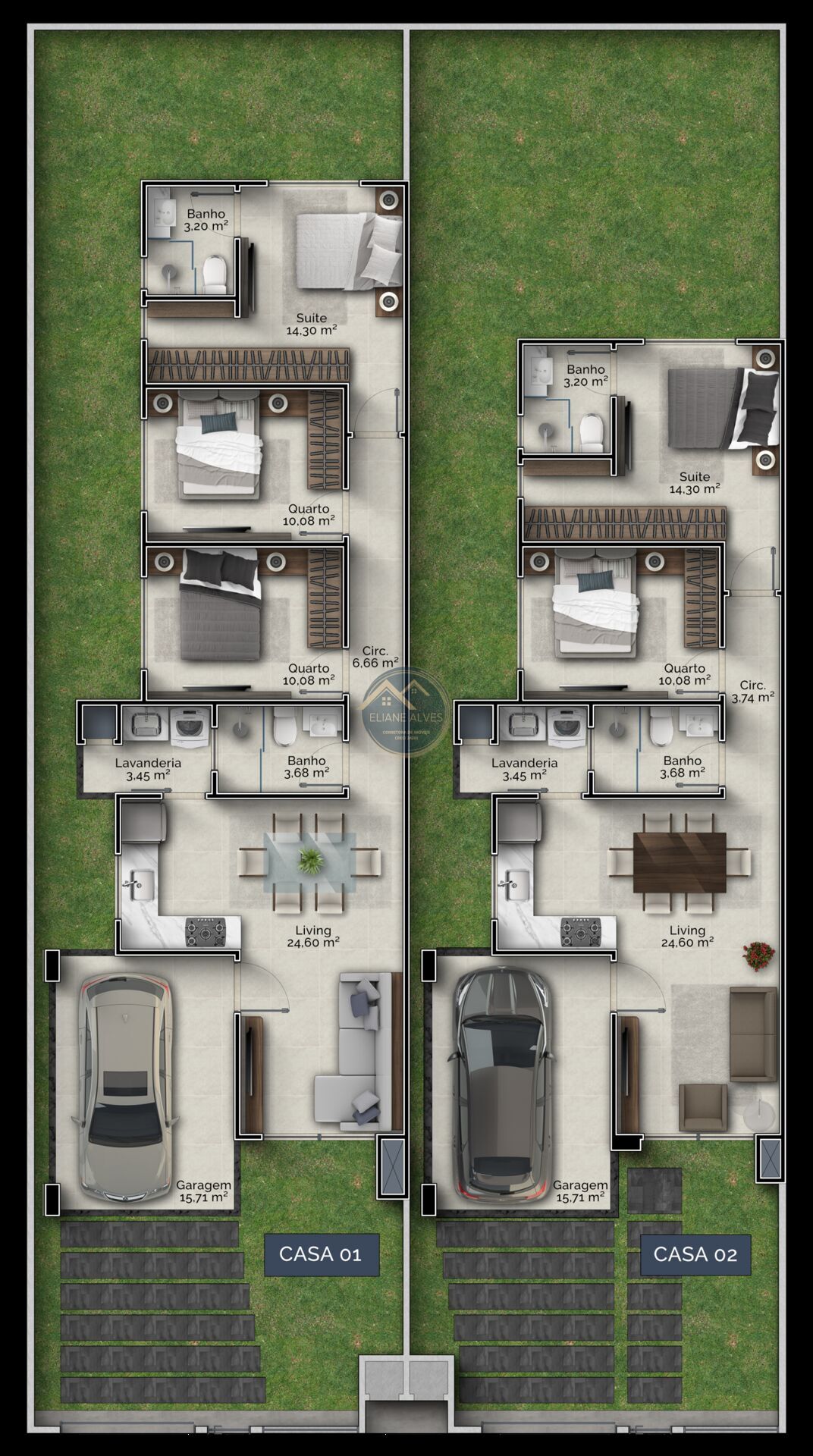 Casa, 3 quartos, 101 m² - Foto 14