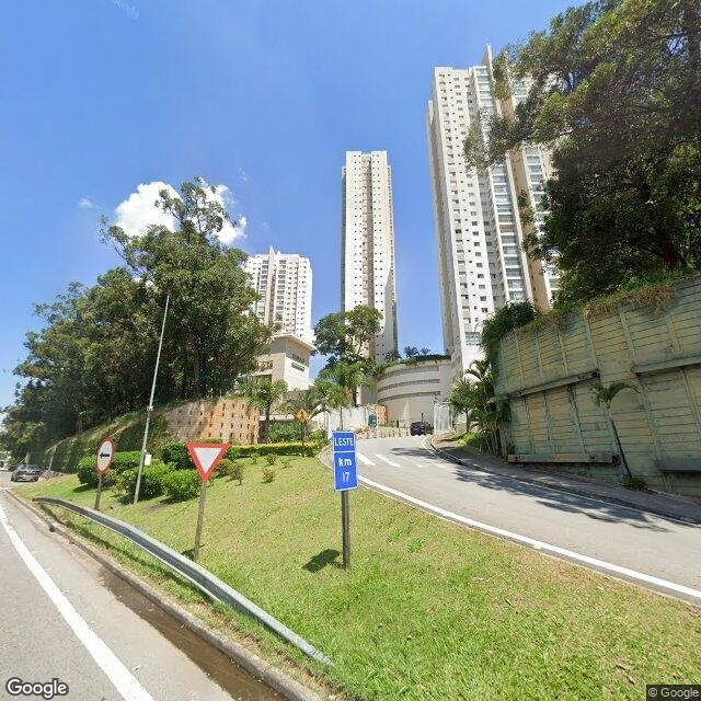 Imagem estática do "Street View" da localização