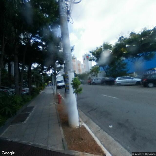 Imagem estática do "Street View" da localização