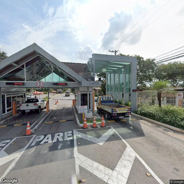 Imagem estática do "Street View" da localização