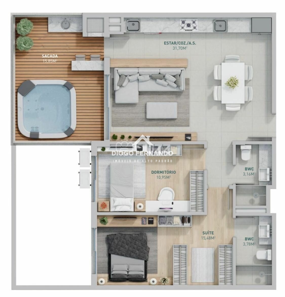 Apartamento à venda com 2 quartos, 117m² - Foto 22