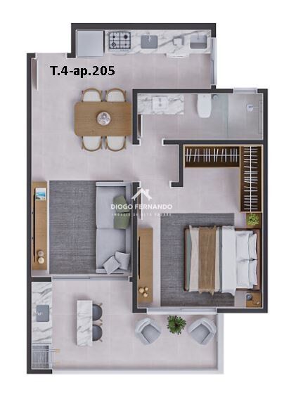 Apartamento à venda com 1 quarto, 51m² - Foto 15