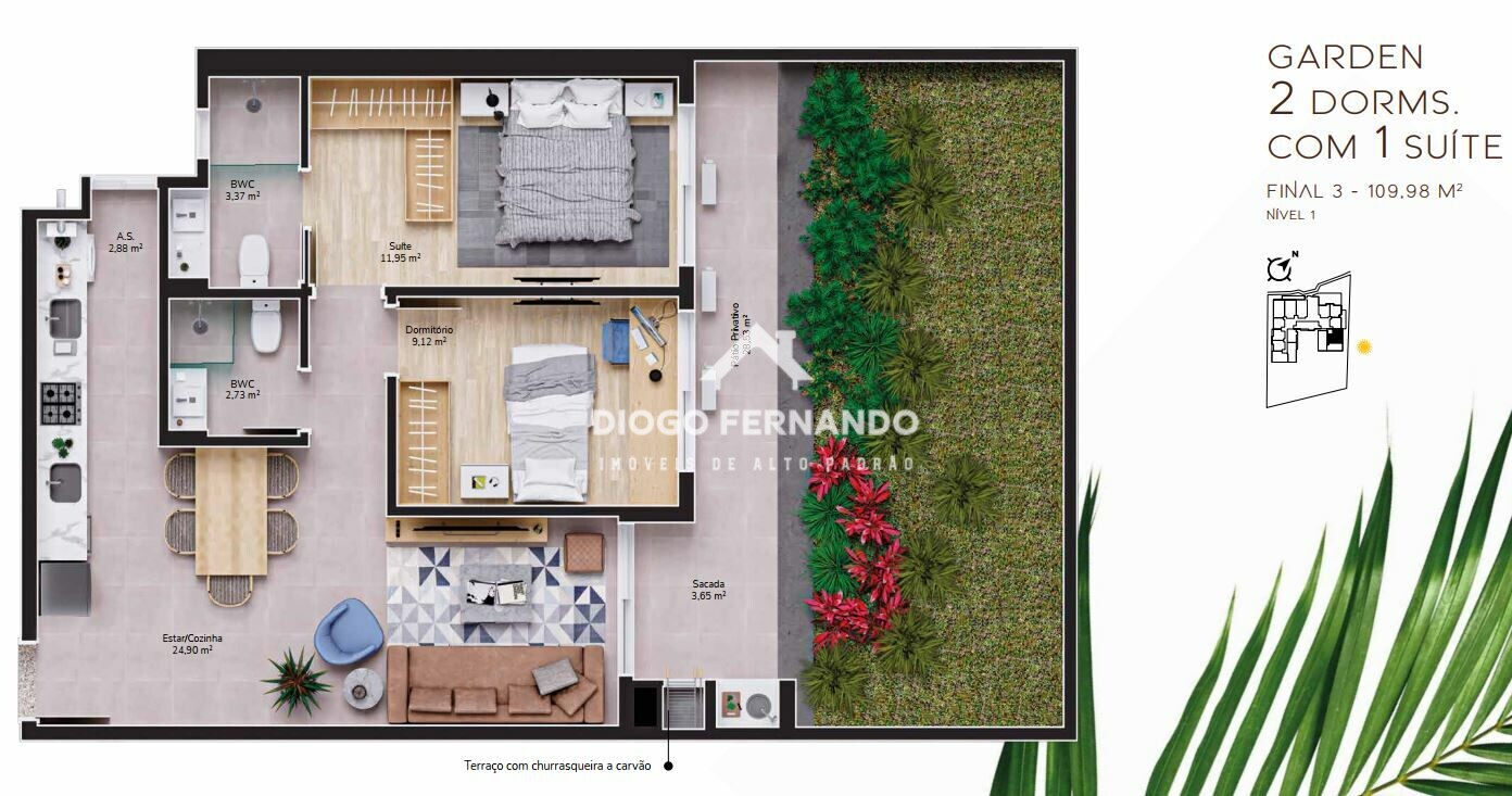 Apartamento à venda com 3 quartos, 91m² - Foto 19