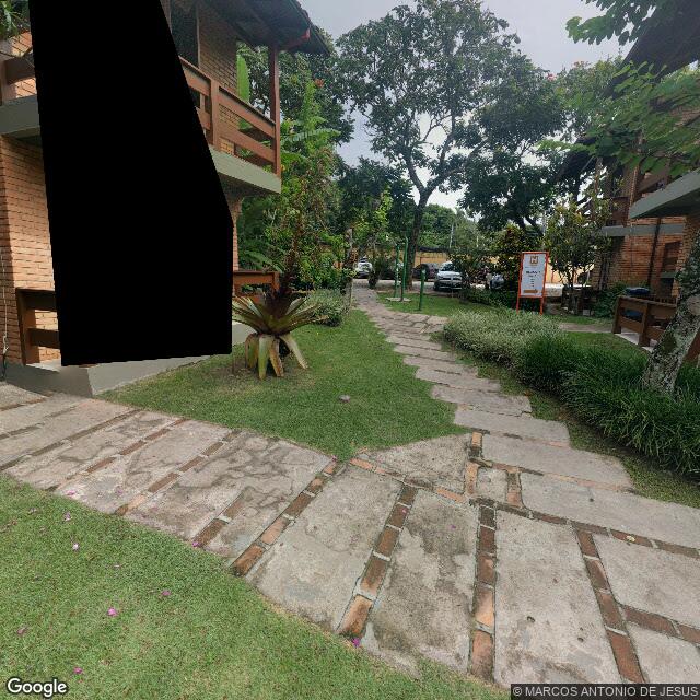 Imagem estática do "Street View" da localização