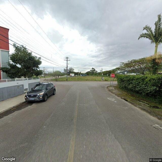 Imagem estática do "Street View" da localização