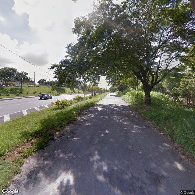 Imagem estática do "Street View" da localização