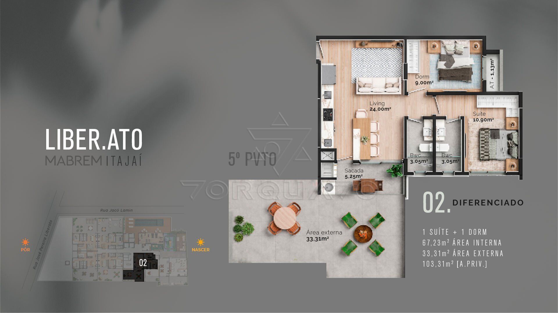 Apartamento à venda com 2 quartos, 67m² - Foto 23