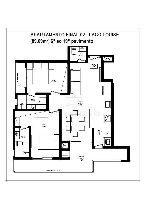 Apartamento à venda com 2 quartos, 89m² - Foto 18