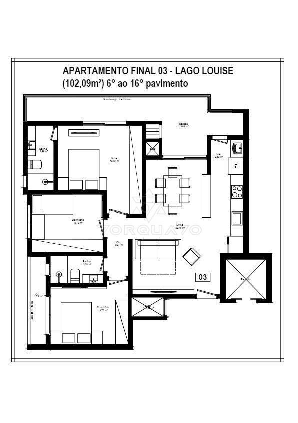 Apartamento à venda com 2 quartos, 89m² - Foto 20