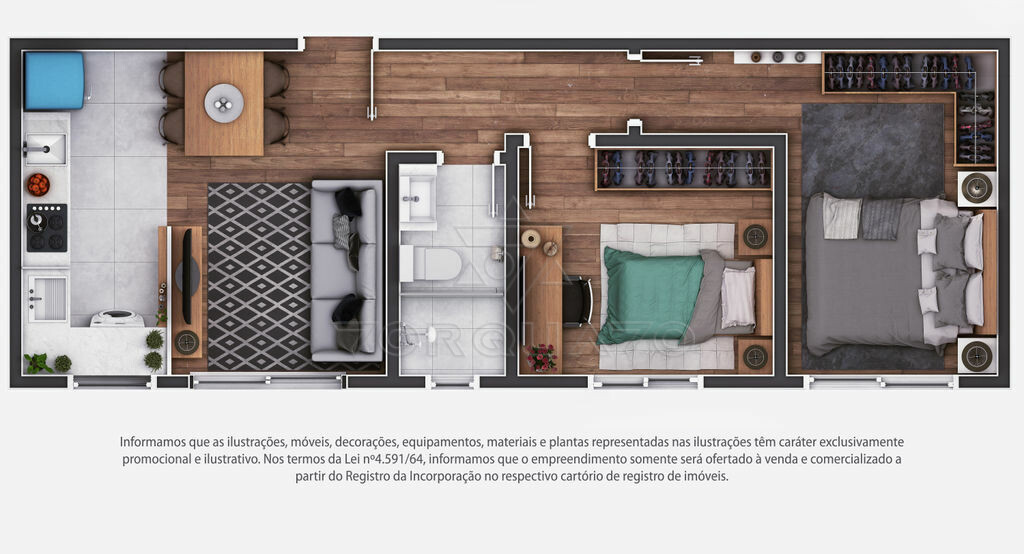 Apartamento à venda com 2 quartos, 45m² - Foto 17