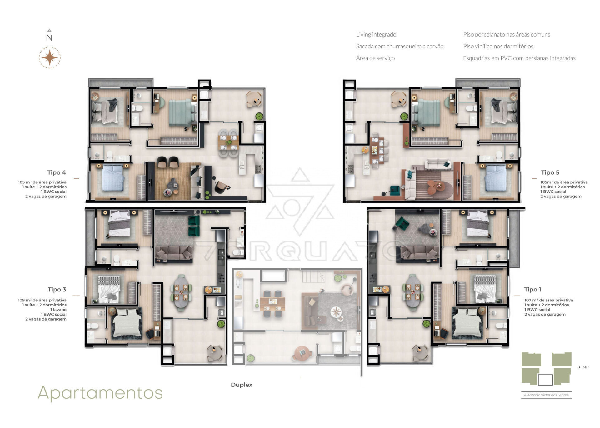 Apartamento à venda com 3 quartos, 105m² - Foto 25