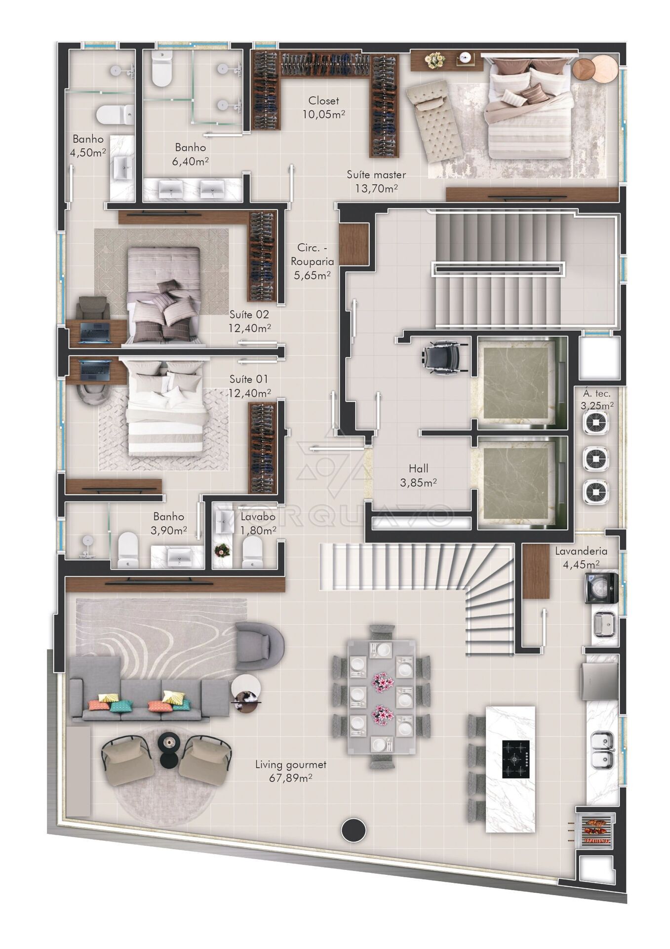 Apartamento à venda com 2 quartos, 87m² - Foto 26