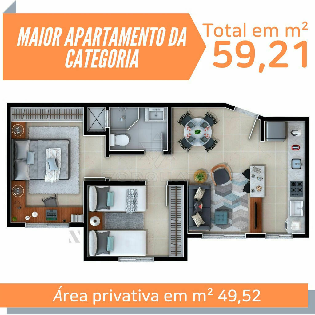 Apartamento à venda com 2 quartos, 55m² - Foto 15