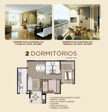 Apartamento à venda com 2 quartos, 69m² - Foto 9