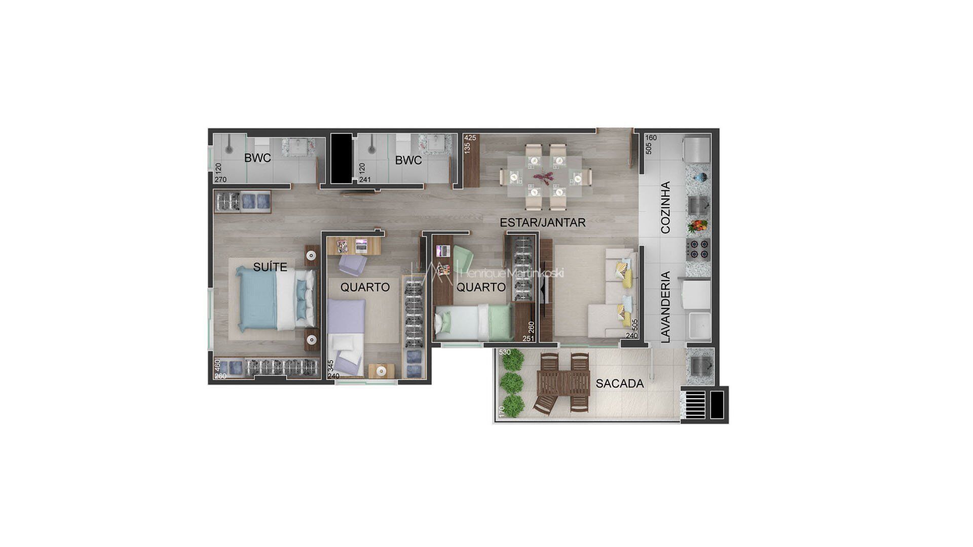 Apartamento à venda com 3 quartos, 80m² - Foto 50