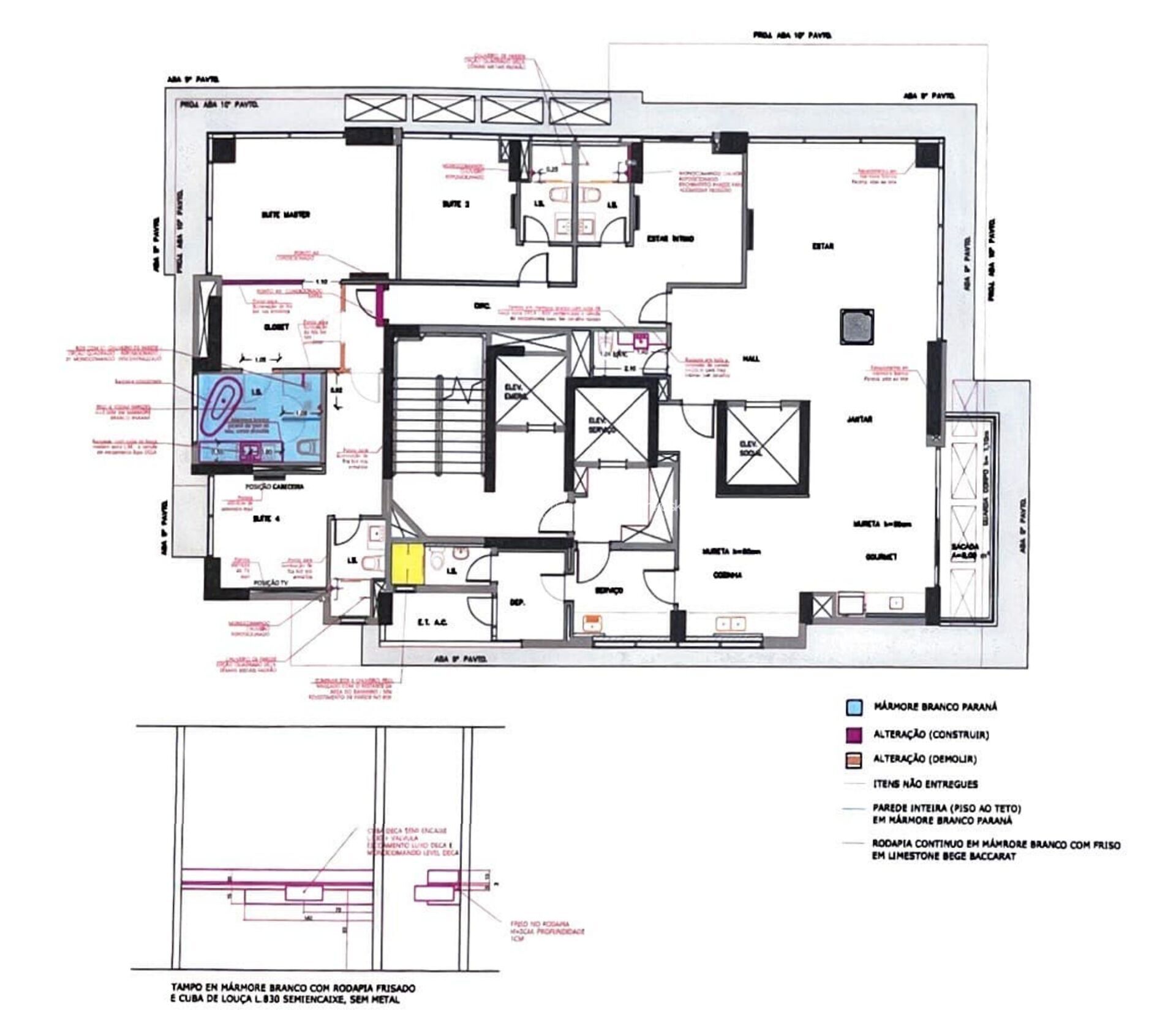 Apartamento à venda com 4 quartos, 245m² - Foto 47