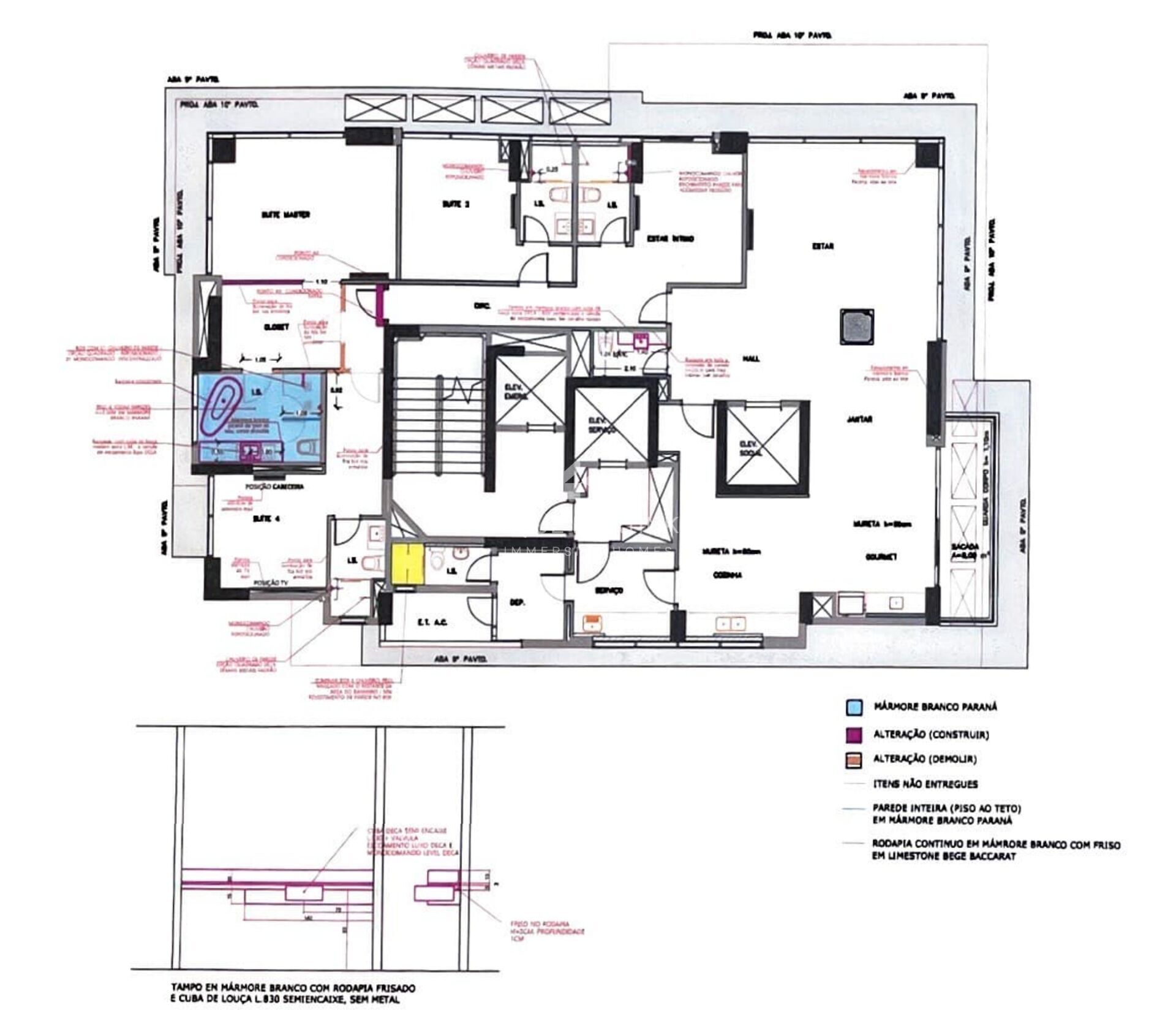 Apartamento à venda com 4 quartos, 245m² - Foto 50
