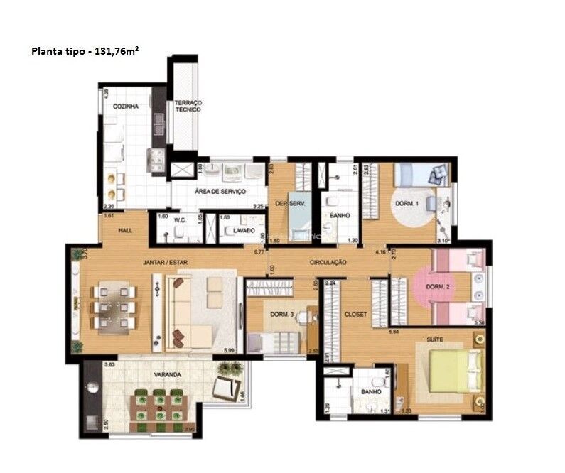 Apartamento à venda com 4 quartos, 131m² - Foto 48