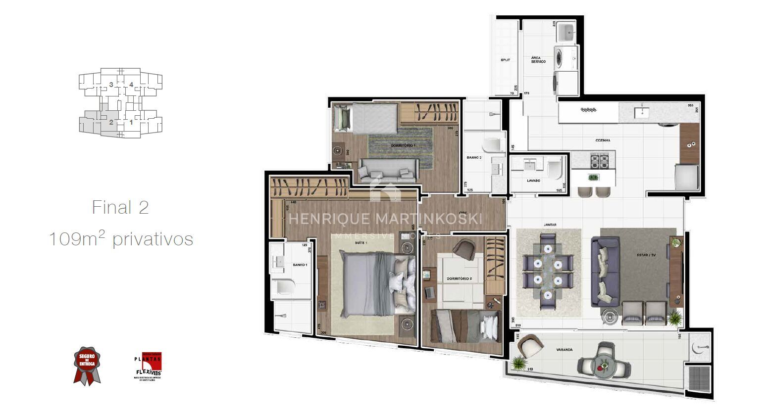 Apartamento, 3 quartos, 108 m² - Foto 49